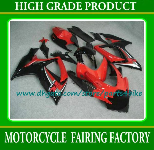 Injection Red black plastic fairings kit for SUZUKI K6 GSXR 600 GSXR 750 06 07 body part 2006 2007 GSX-R600/750 fairing set with 7 gifts
Injection Red black plastic fairings kit for SUZUKI K6 GSXR 600 GSXR 750 06 07 body part 2006 2007 GSX-R600/750 fairing set with 7 gifts