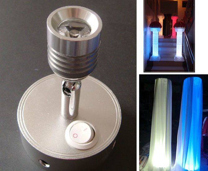 2017 Cordless Battery Powered Led Uplight Wall Washer Light For Wedding