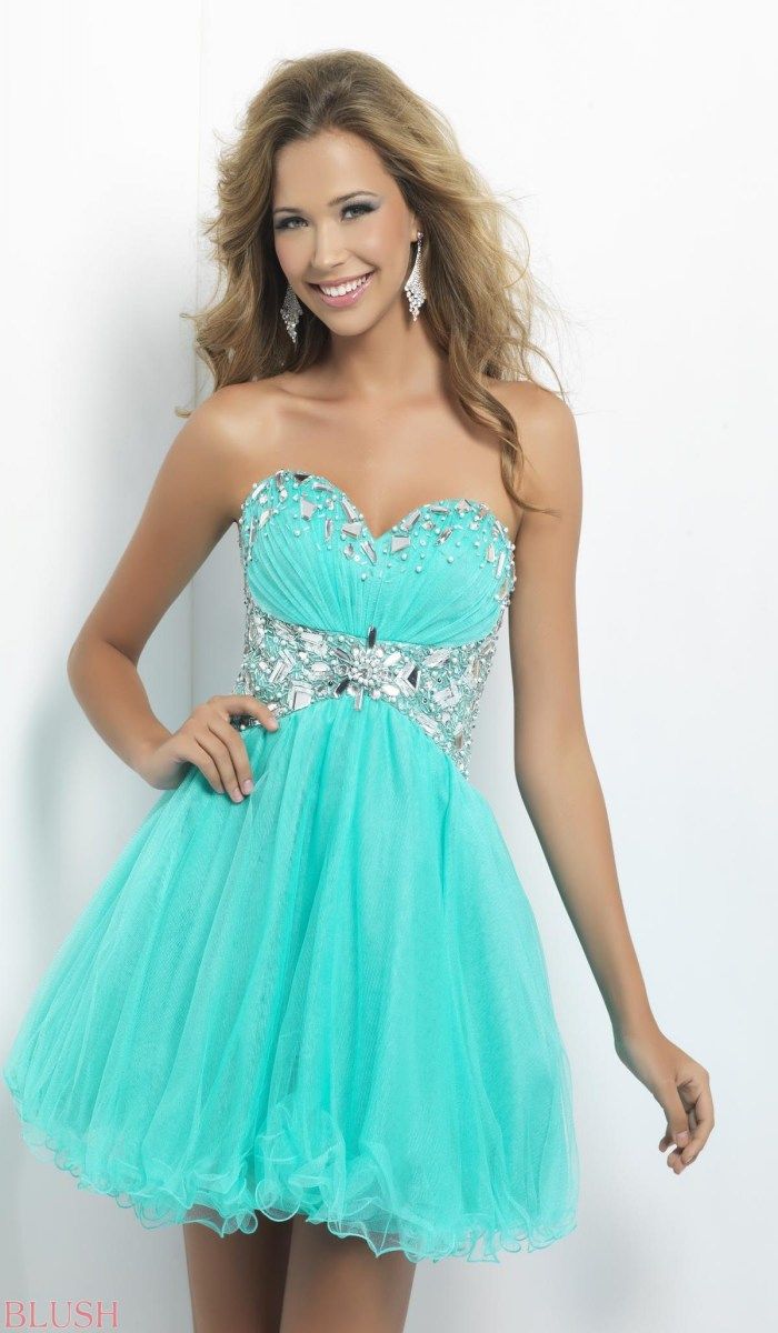 Beautiful Cute Graduation Dresses For Girl Sweetheart Organza