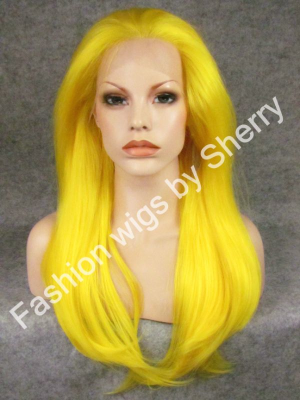 24" Long #3300 Silky Straight 150% Density Heat Friendly Synthetic Hair Lace Front Fashion Carnival Yellow Wig S02
24" Long #3300 Silky Straight 150% Density Heat Friendly Synthetic Hair Lace Front Fashion Carnival Yellow Wig S02
