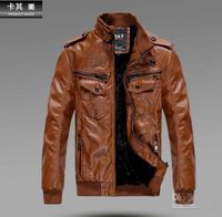 Light brown pu leather mens jacket – Modern fashion jacket photo blog