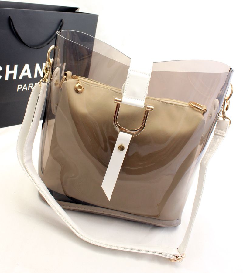 Candy color jelly bag 2013 transparent bags crystal bag beach bag new ...