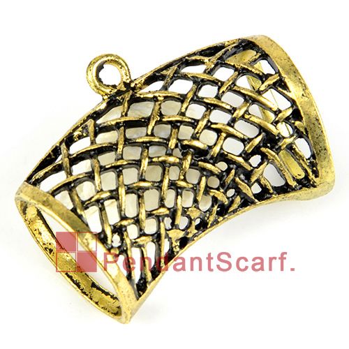 12PCS/LOT, Hot Fashion DIY Jewellery Necklace Scarf Pendant Antique Bronze Zinc Alloy Net Design Slide Tube Bails, Free Shipping, AC0198B, Bronze;silver
12PCS/LOT, Hot Fashion DIY Jewellery Necklace Scarf Pendant Antique Bronze Zinc Alloy Net Design Slide Tube Bails, Free Shipping, AC0198B, Bronze;silver