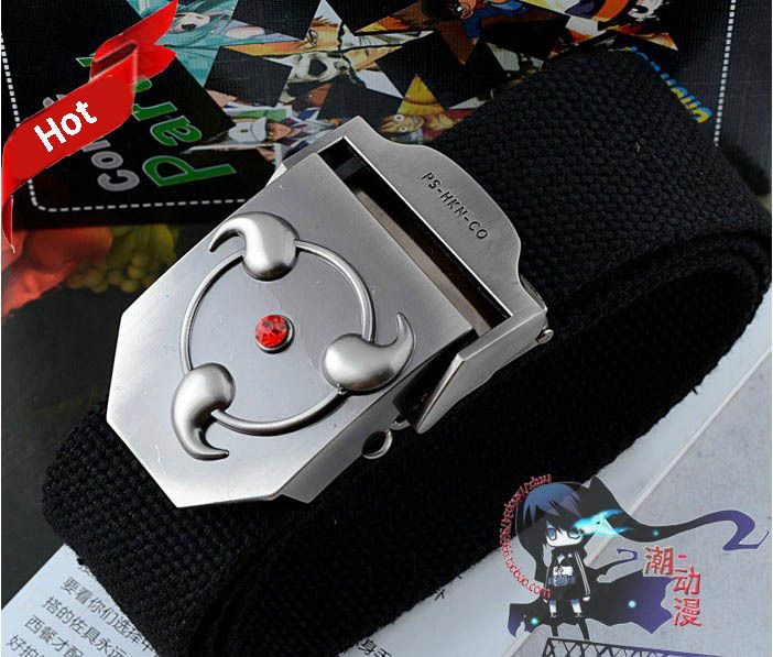 Naruto Belt Fashion Sharingan Buckles Kakashi Anime Costume Cosplay Men