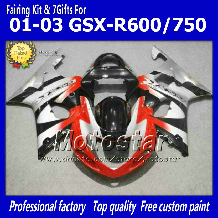 Motorcycle fairings for SUZUKI GSXR 600 750 K1 2001 2002 2003 GSXR600 GSXR750 01 02 03 R600 R750 red silver abs fairing ff67, Multi-color
Motorcycle fairings for SUZUKI GSXR 600 750 K1 2001 2002 2003 GSXR600 GSXR750 01 02 03 R600 R750 red silver abs fairing ff67, Multi-color