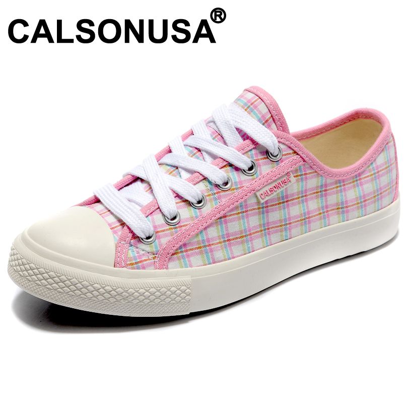 Z200635 Converse All Star Low Women Shoes Bule Plaid Garden Fresh