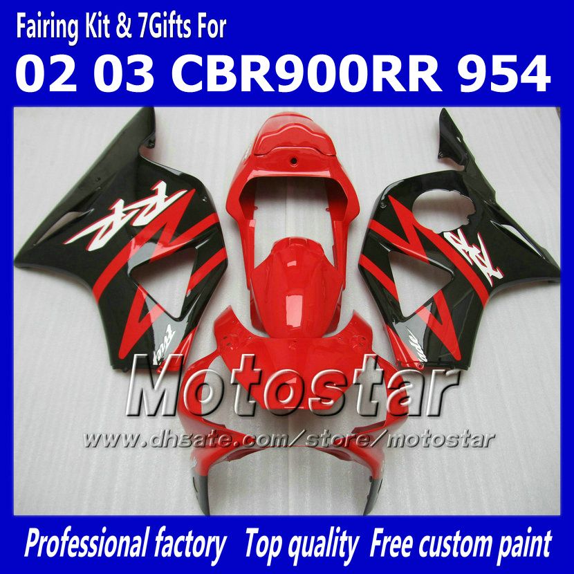 7 Gifts aftermarket fairing for HONDA CBR900RR 954 2002 2003 CBR900 954RR CBR954 02 03 CBR900RR glossy red black custom fairings set jj20, Multi-color
7 Gifts aftermarket fairing for HONDA CBR900RR 954 2002 2003 CBR900 954RR CBR954 02 03 CBR900RR glossy red black custom fairings set jj20, Multi-color