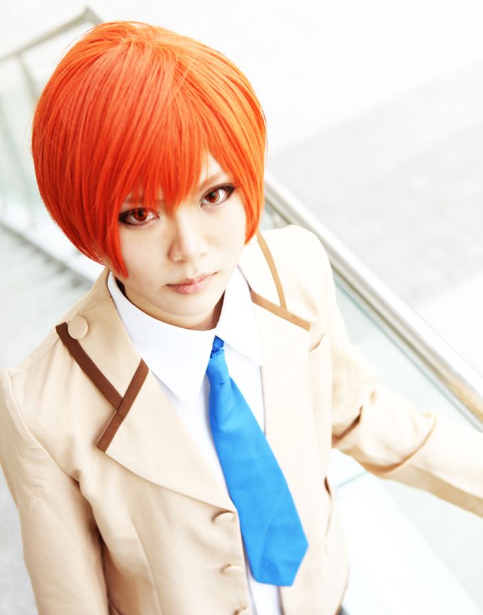 New Short Orange Cosplay Party Hair Wig High Quality Wigs Hair Wig From