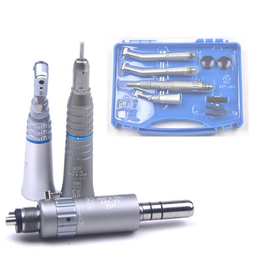 New Nsk Dental Low Speed Wrench Handpiece Kit 4h +2x High Speed Push Handpiece Pneumatic Dental