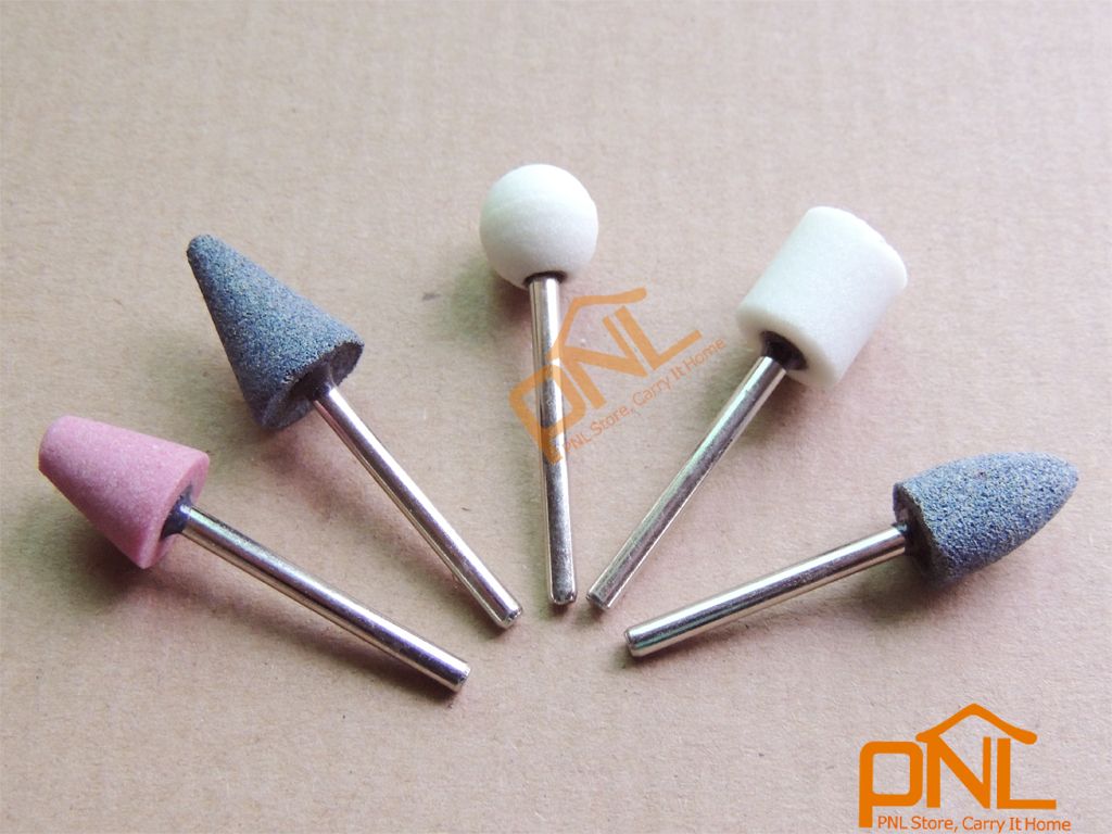 2017 Mounted Grinding Stone Set Polishing Drill Bits Grinder Shank 1/8