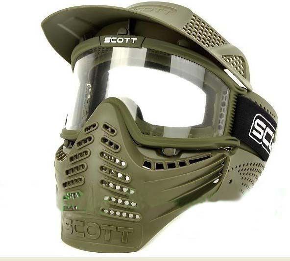 Scott Full Face Protection Anti Strike Mask For Paintball Accessories