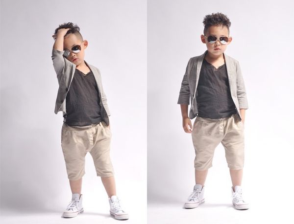 boy-suit-children-suit-small-collar-shor