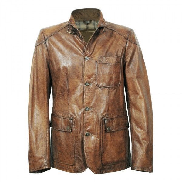 2017 Designer Men Leather Jacket Western Suit Style Business Casual 