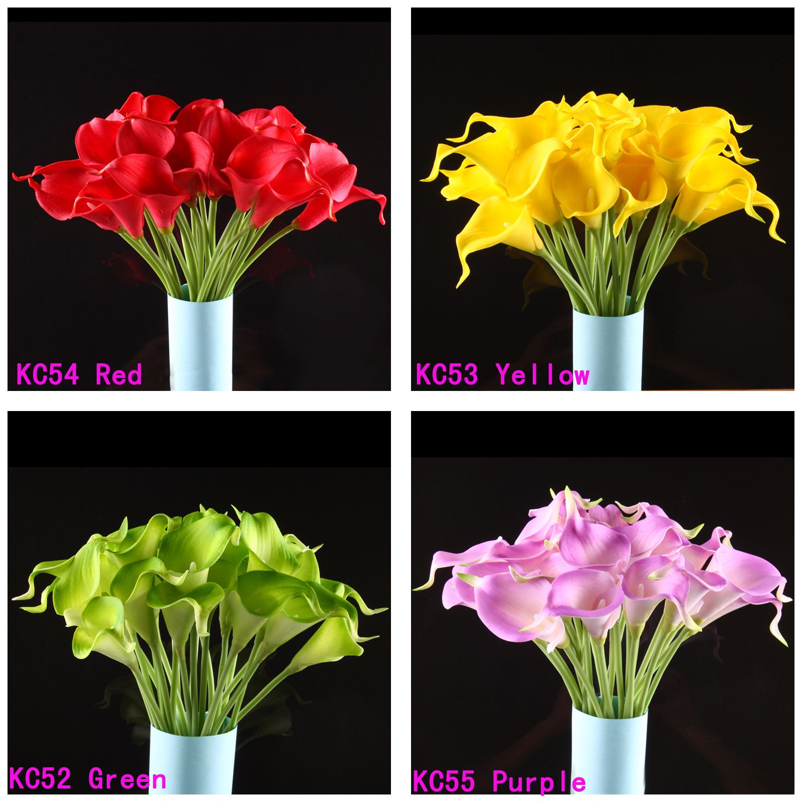 calla lily bridal wedding bouquet 20 head