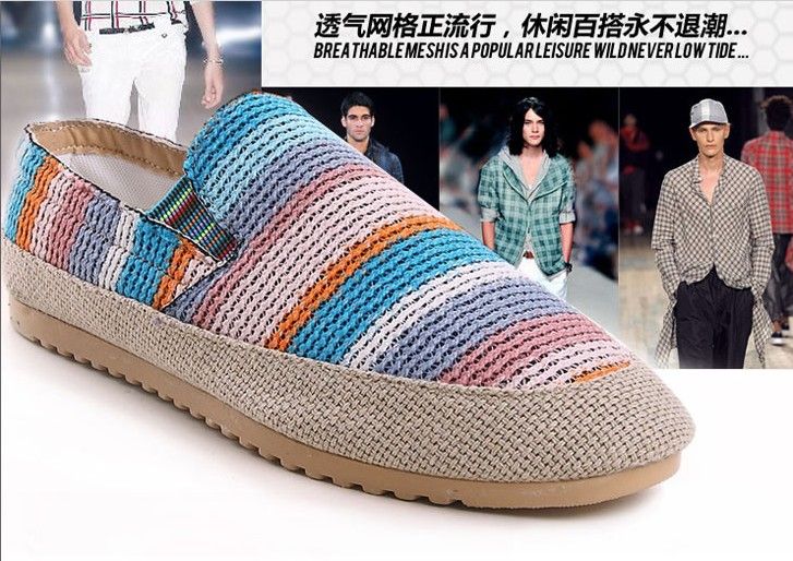 Online Cheap Men Shoes Online Canvas Casual Shoes Rainbow Style Rubber Sole Mix Low Price 1prs 0404s11 By Icbchsbchsb | Dhgate.Com