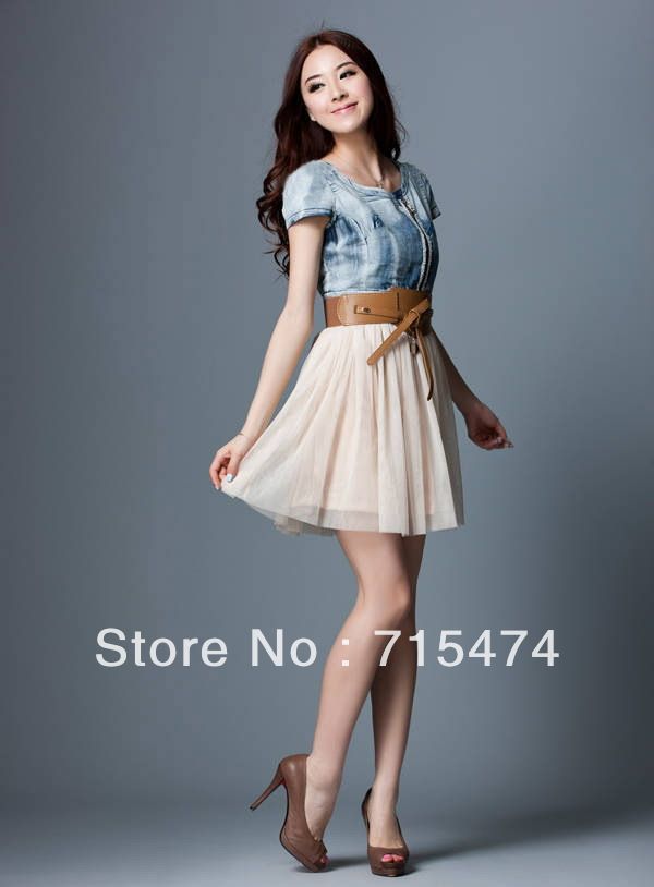 2013 summer fashion women's jeans dresses new style OL office ladies ... 2013 summer fashion women's jeans dresses new style OL office ladies ...