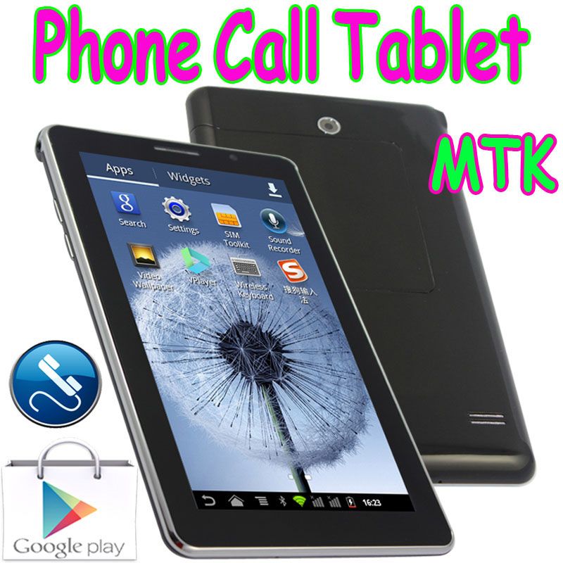 P1000 7 Inch Mtk6515 Gsm Phone Calling Android 4.1 Tablet Pc With