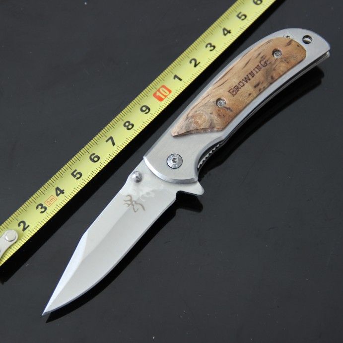 Browning 338 Folding Balde Knife 440c Steel Blade 57hrc Tactical Knife