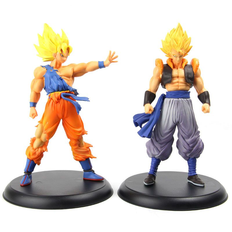Online Cheap Dragon Ball Z Action Figures Goku + Gogeta High Quality Dx