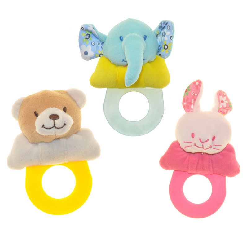 2018 Baby Rattles, Baby Toy 0 1 Year Old Newborn Teethers Baby Hand Rattles Combination B957