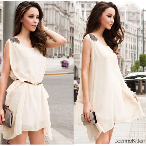 2015 High Street Women Beach Summer Dress Ice Cotton V Neck Faldas