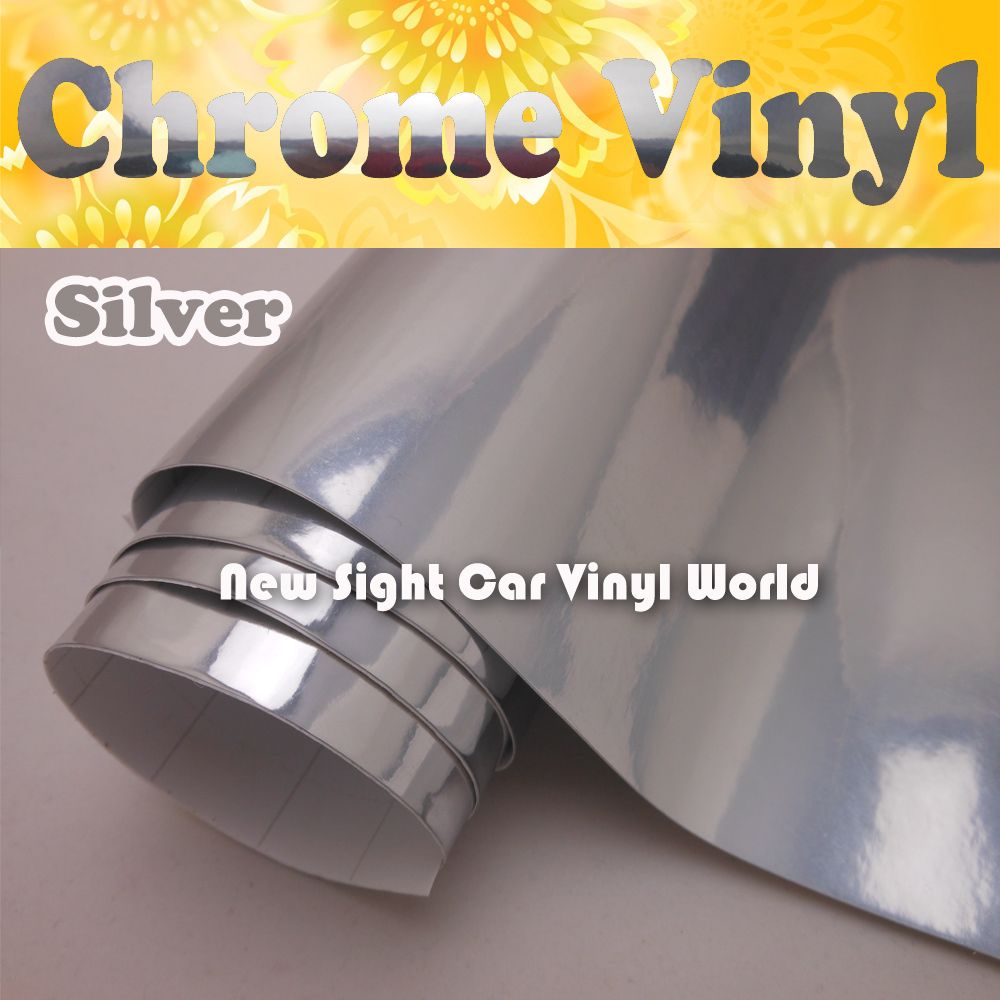 High Glossy Silver Chrome Vinyl Film For Car Stickers Air Bubble Free Size: 1.52*30M/Roll
High Glossy Silver Chrome Vinyl Film For Car Stickers Air Bubble Free Size: 1.52*30M/Roll