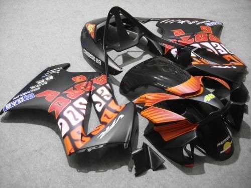 Flat color ROSSI 46 body Fairings for Honda VFR800 interceptor VFR 800RR 2002 2003 2004 2007 02 03 04 05 06 07 fairing