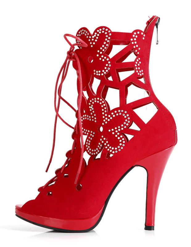 Dress Red Monogram Suede Stiletto Heel Women's Gladiator Sandals #u5 ... Dress Red Monogram Suede Stiletto Heel Women's Gladiator Sandals #u5 ...