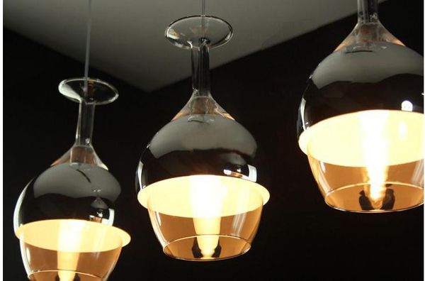 Las luces del techo nuevo creativo de la copa cáliz pendiente de ...