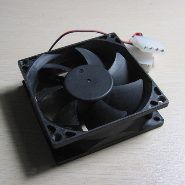 2017 80mm Ball Bearing Computer Pc Desktop Case Ball Bearing Fan Cooling Cooler 2 Port 4pin