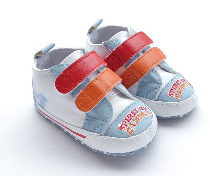 Hot Sale Baby Sneakers Infant Boy Shoes HOOkandLOOP Design Soft Soles ...