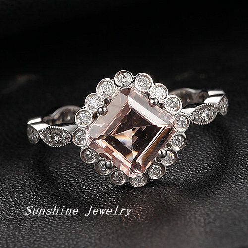 Morganite engagement rings canada