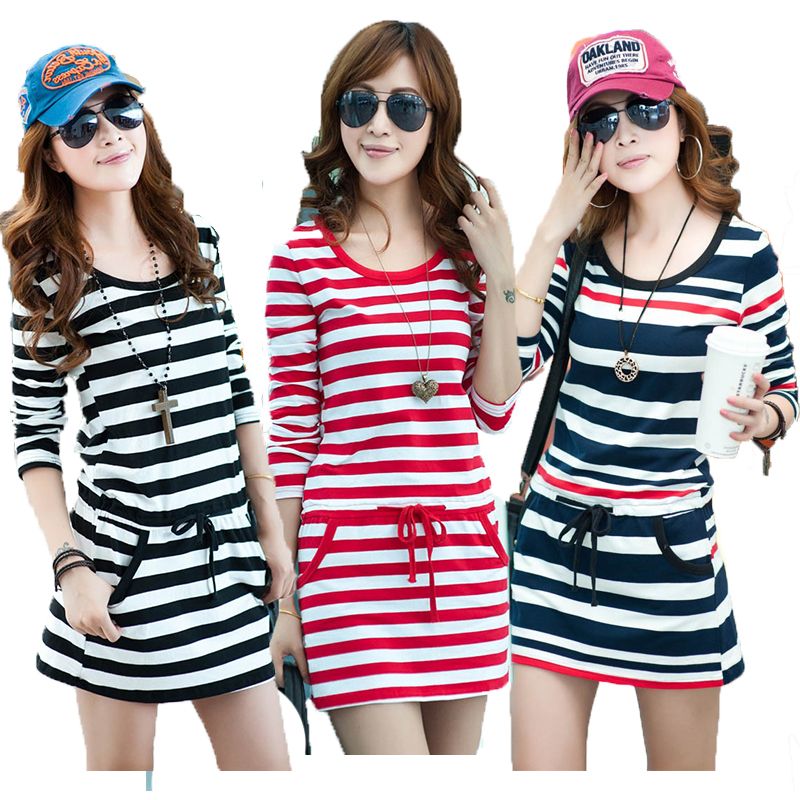 Dress in women's fashion clothing is a must item. In spring season, wearing colorful choice is a great timing. A geometric colorful printed A-line mini