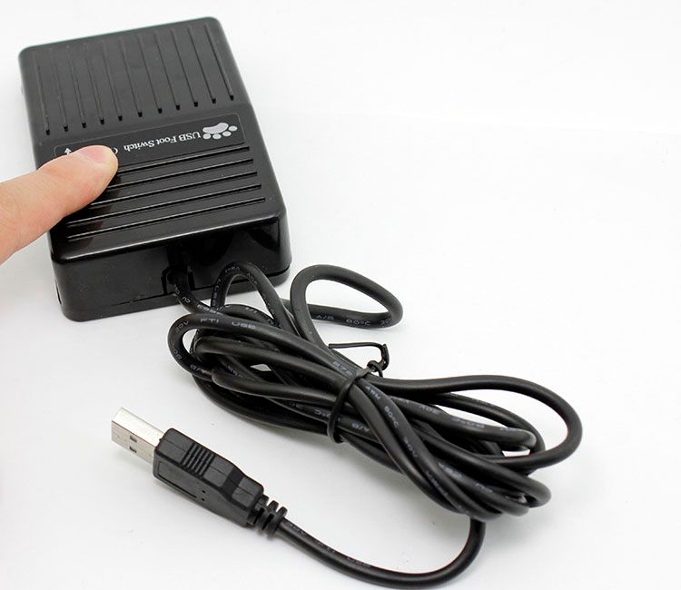PC USB Foot Switch Foot Pedal Control Keyboard Mouse for Windows2000/XP