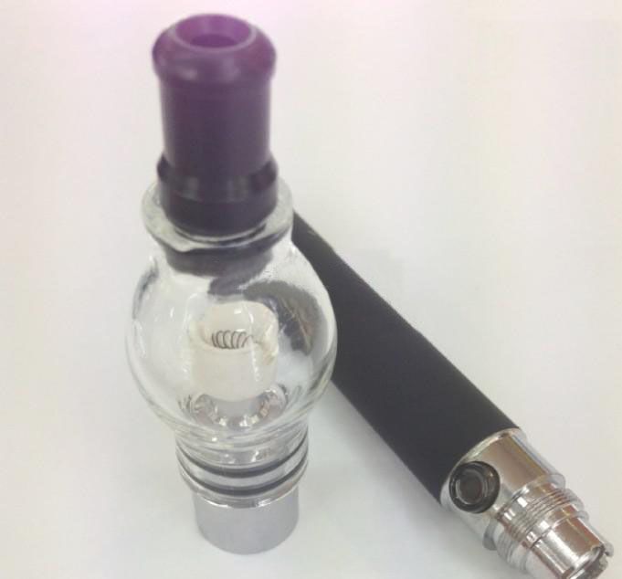 2013 Brand New Glass Oil Dome Globe Wax Vaporizer, Globe Bulb Atomizer