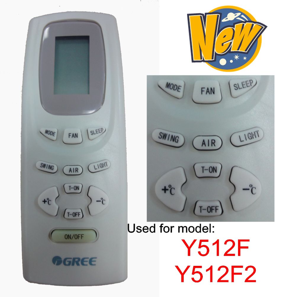 2017 Gree Air Conditioner Remote Control Y512f / Y512f2 From
