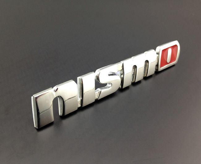 Nissan chrome-plated emblems