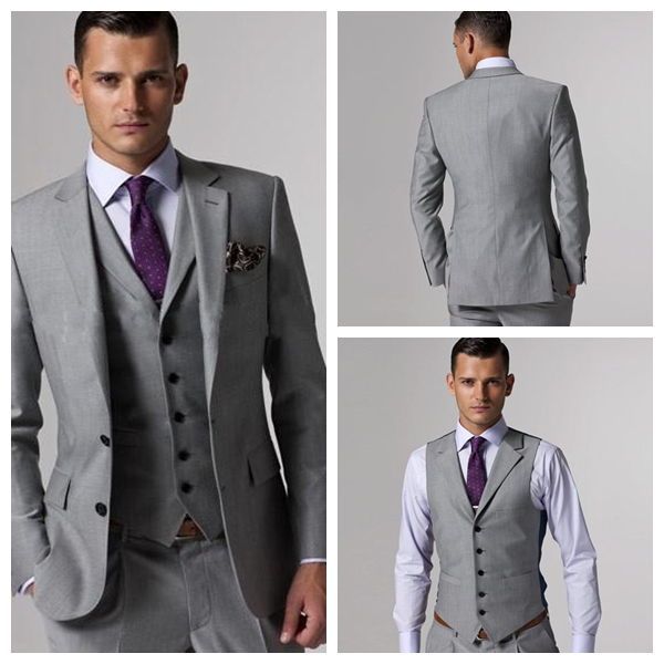 Wedding suit for groom and groomsmen