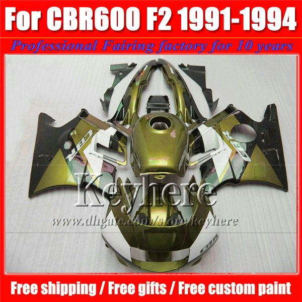 High quality golden black fairings kit for Honda CBR 600 91 92 93 94 fairing bodywork set CBR600 1991 1992 1993 1994 F2 with 7 gifts Pj23, Same as picture
High quality golden black fairings kit for Honda CBR 600 91 92 93 94 fairing bodywork set CBR600 1991 1992 1993 1994 F2 with 7 gifts Pj23, Same as picture