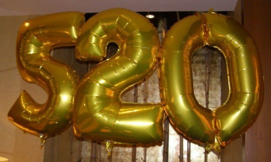 Large Number Foil Balloon 40 Inch Balloon 0 To 9 Number Balloon Balloon