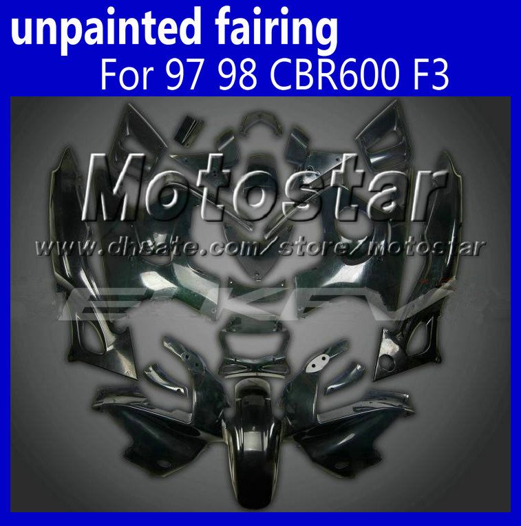 Unpainted body kit for HONDA 1997 1998 CBR600 F3 fairing kits 97 98 CBR 600 F3 CBR 600F3 97 98
Unpainted body kit for HONDA 1997 1998 CBR600 F3 fairing kits 97 98 CBR 600 F3 CBR 600F3 97 98