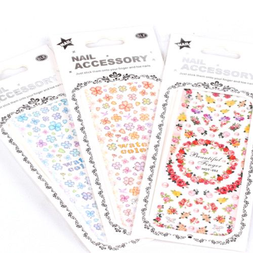 3D Nail Art Decoration New 2013 Nail Water Decals 30pcs/lot Decor Nail Water Sticker Nail Decoration Sticker On Nail, Mix colors
3D Nail Art Decoration New 2013 Nail Water Decals 30pcs/lot Decor Nail Water Sticker Nail Decoration Sticker On Nail, Mix colors