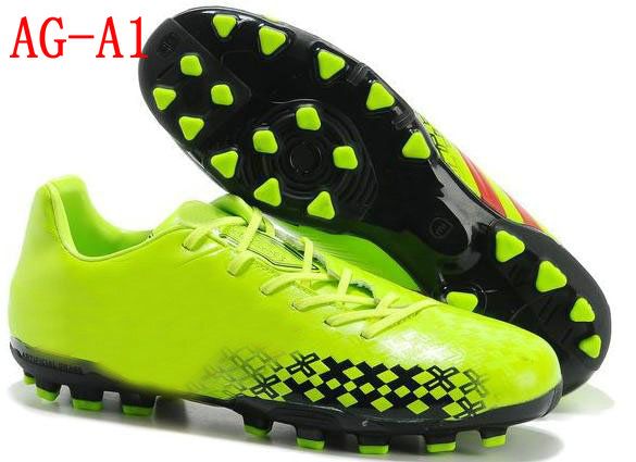 New Arrival Soccer Shoes 2014 AG Cleats Football Boots Neon Green Infrared Fashion Sports Shoe Eur38-46size Dropship Cheap Sale Online with $38.85/Pair on