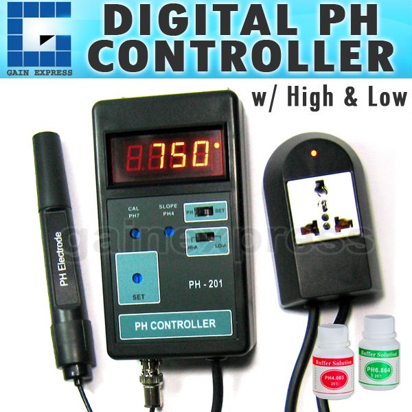 2017 Ph 201 Digital Lcd Display Ph Co2 Controller Meter Aquarium Fish