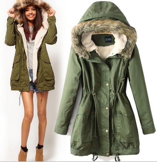 Trench Coat Women Winter Autumn Thick Outwear Army Green Female Women's Clothing Plus Size Overcoat Online with $69.18/Piece on Nancypeng422's Store