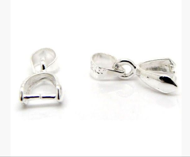 hot 100pcs lot silver plated pinch clip bail beads findings 15x5 6mm jewelry findings components diy
hot 100pcs lot silver plated pinch clip bail beads findings 15x5 6mm jewelry findings components diy