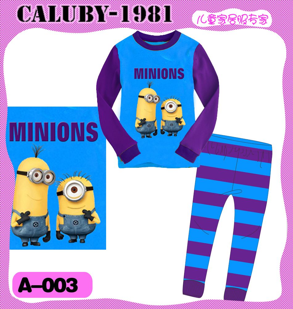 Wholesale new Pajamas Despicable Me / Minion Underwear Baby Colothes