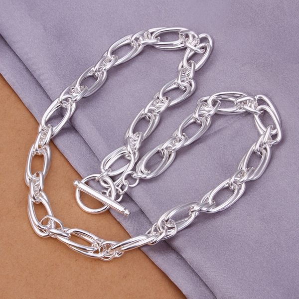 55.4g Men's Jewelry 925 sterling silver 18'' chains Torques chokers necklace n339 gift box free shipping
55.4g Men's Jewelry 925 sterling silver 18'' chains Torques chokers necklace n339 gift box free shipping