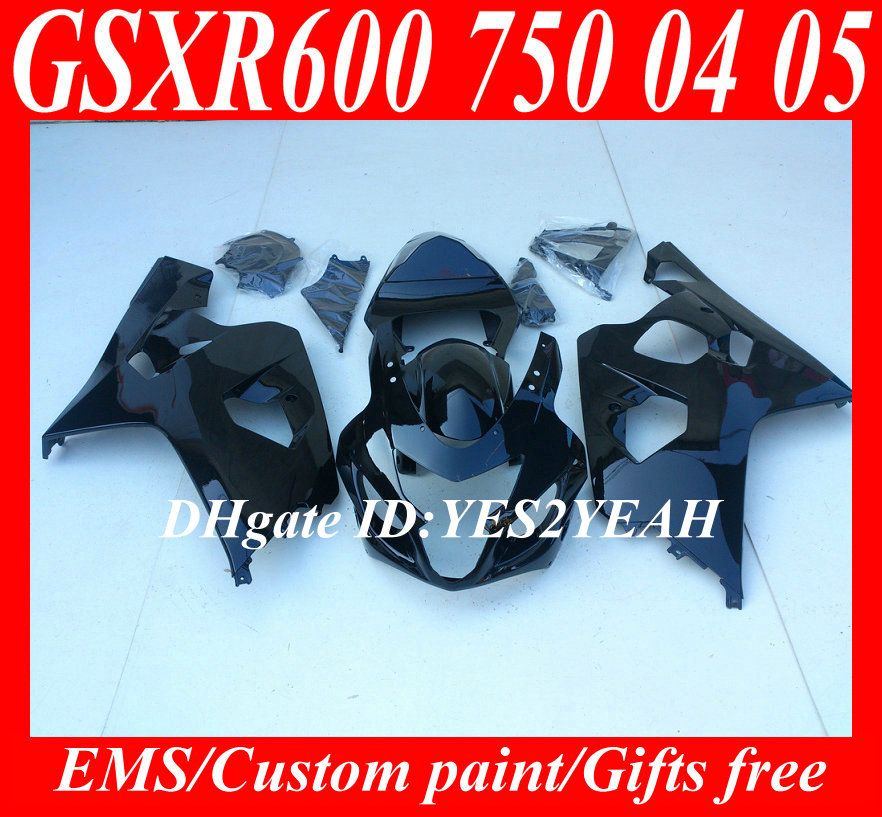 Injection Fairing body kit for 2004 2005 SUZUKI GSXR600 750 GSXR 600 GSXR750 K4 04 05 all gloss black Fairings Bodywork SG88
Injection Fairing body kit for 2004 2005 SUZUKI GSXR600 750 GSXR 600 GSXR750 K4 04 05 all gloss black Fairings Bodywork SG88