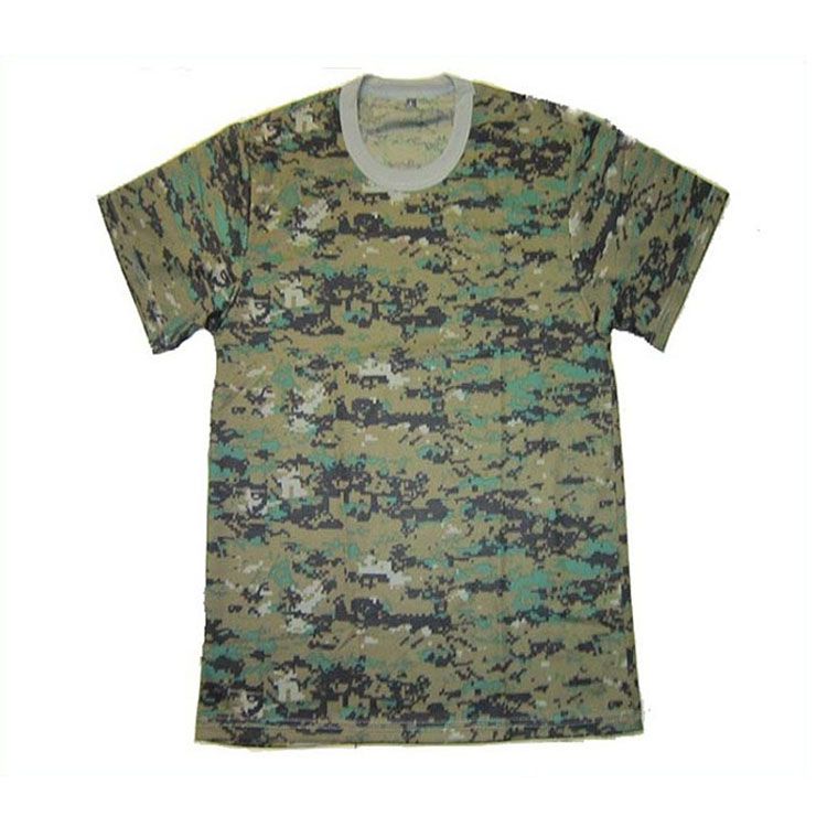 2017 Army Training Airsoft Paintball Camo Men'S Cotton Leisure T Shirt